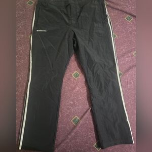 Adidas Human Race Grey Black Shell Pants Size 2XL Unisex